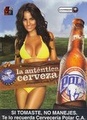 Norelys Rodriguez en el Calendario Polar Pilsen