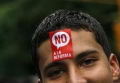 Estudiantes marcharon contra reforma constitucional (fotos)