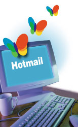 MSN Hotmail, Google Gmail, Yahoo mail