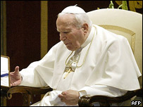 Los ultimos momentos del Papa Juan Pablo II, Papa Juan Pablo II, La muerte del Papa Juan Pablo II