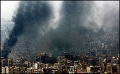 Medio Oriente, fotgrafo independiente truc imagen de Bombardeo a Beirut
