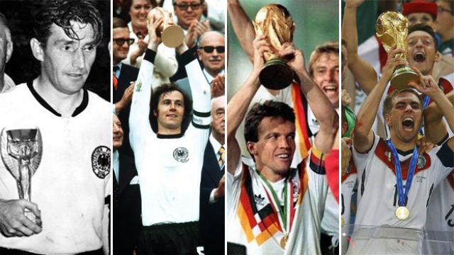 Alemania la tetracampeona del Mundo (1954-1974-1990-2014)