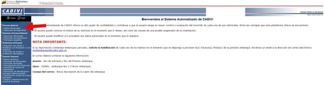 Seleccione la opcin "datos personales"