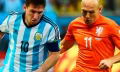 El juego ms aburrido del Mundial 2014 (Argentina-Holanda)