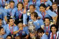 Uruguay campen de la Copa Amrica 2011 (3-0 frente a Paraguay)