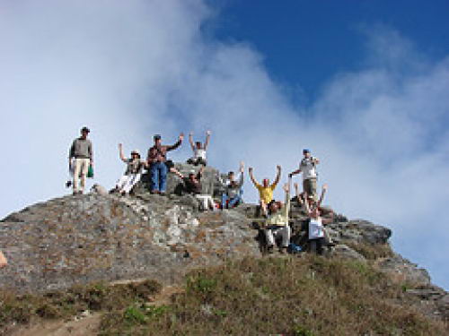 Turistas en el Picacho.