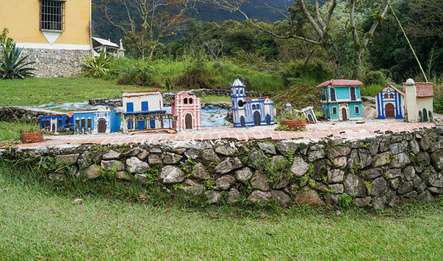 Maqueta del pueblo San Miguel de Jaj.