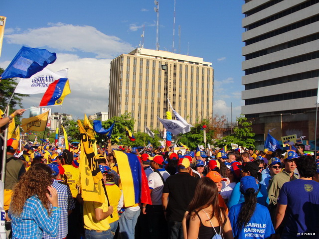 Cierre de campaa, elecciones presidenciales, marcha oposicin, Enrique Capriles Radonski, Primero Justicia