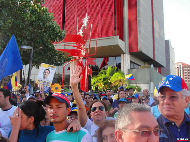 Cierre de campaa, elecciones presidenciales, marcha oposicin, Enrique Capriles Radonski, Primero Justicia