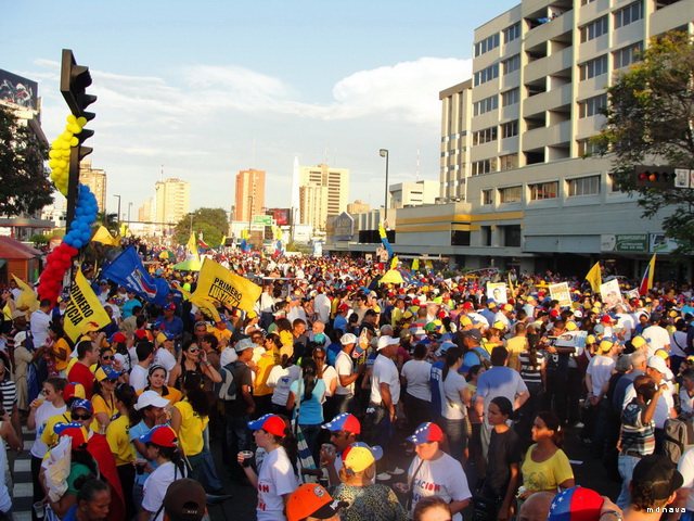 Cierre de campaa, elecciones presidenciales, marcha oposicin, Enrique Capriles Radonski, Primero Justicia