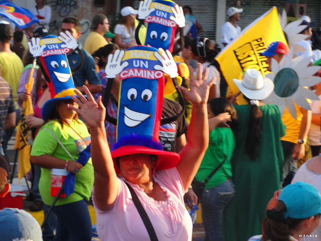 Cierre de campaa, elecciones presidenciales, marcha oposicin, Enrique Capriles Radonski, Primero Justicia