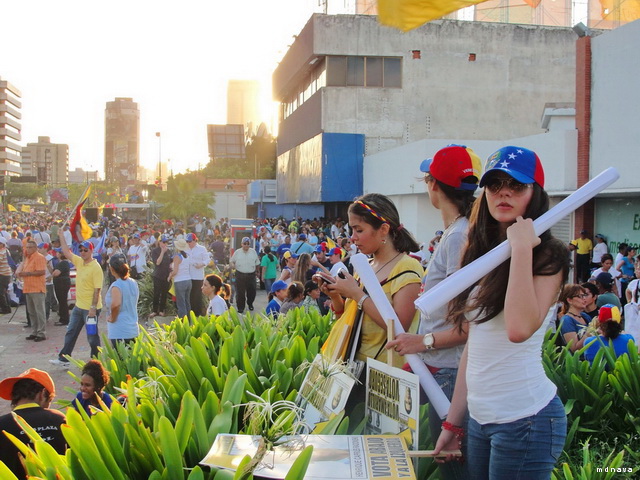 Cierre de campaa, elecciones presidenciales, marcha oposicin, Enrique Capriles Radonski, Primero Justicia