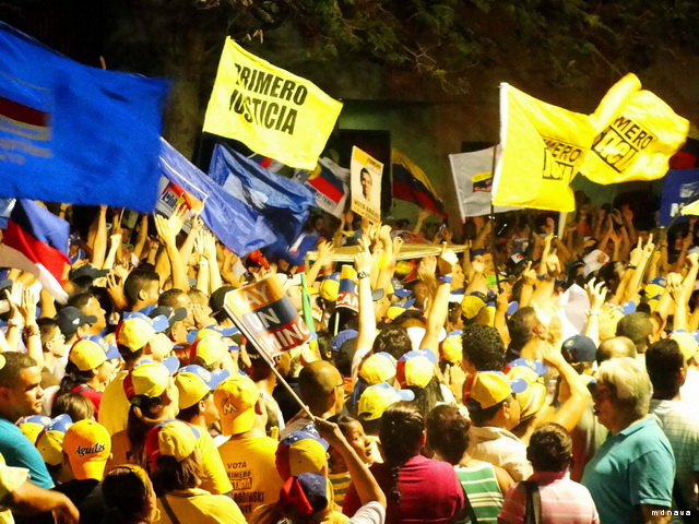 Cierre de campaa, elecciones presidenciales, marcha oposicin, Enrique Capriles Radonski, Primero Justicia