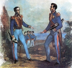 Entrevista de Guayaquil entre Bolvar y San Martn.