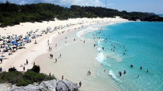 Horseshoe Bay Beach, Bermudas.