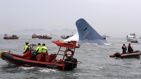 Hundimiento del ferry en Corea del Sur.