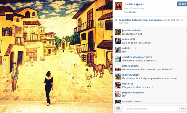 Mónica Spear paseando por Venezuela. Mónica Spear paseando por Venezuela.