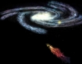 Gigantesca nube de hidrgeno chocar con la Va Lctea