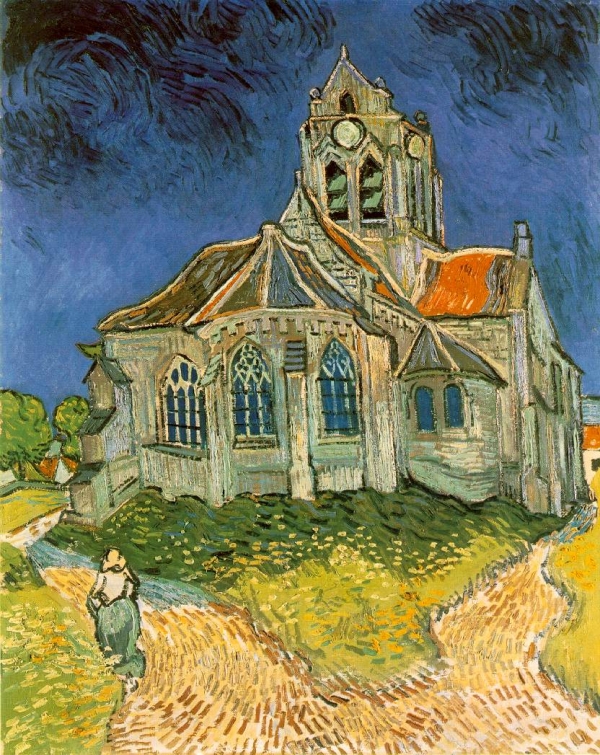 Catedral de Auvers. Van gogh