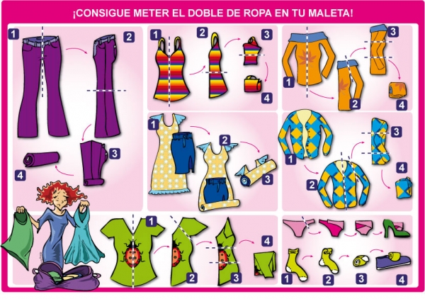 Las mujeres suelen tener ms dificultades a la hora de hacer el equipaje