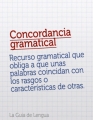 Concordancia gramatical