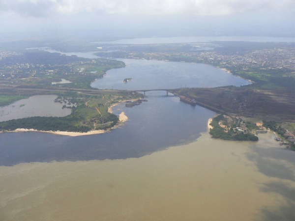 confluencia de los ríos Orinoco y Caroní confluencia de los ríos Orinoco y Caroní