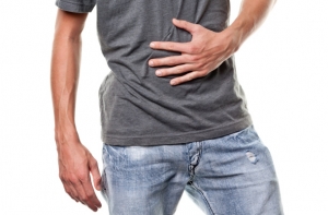 Dolor abdominal en los hombres.