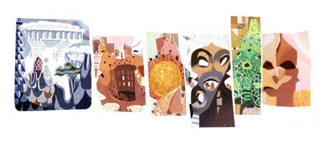 Doodle de Google en honor a Antoni Gaud