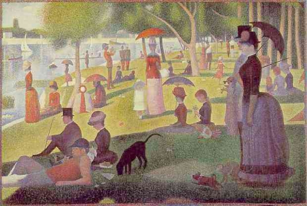 Puntillismo (Tarde de domingo en el Grand Jatte) por George Seurat