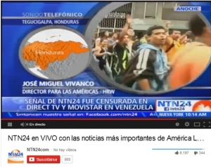 Capture del canal en youtube de NTN24. Capture del canal en youtube de NTN24.