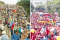 Oposicin y oficialismo se concentran en Caracas