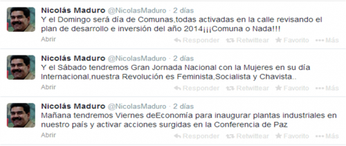 Tuit del presidente de la República. Tuit del presidente de la República.