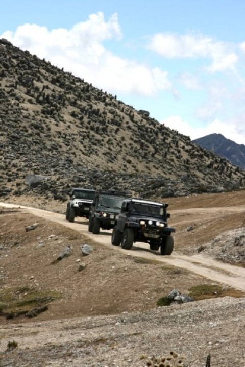 Ascenso en vehculos rsticos al Pico Las Pailas