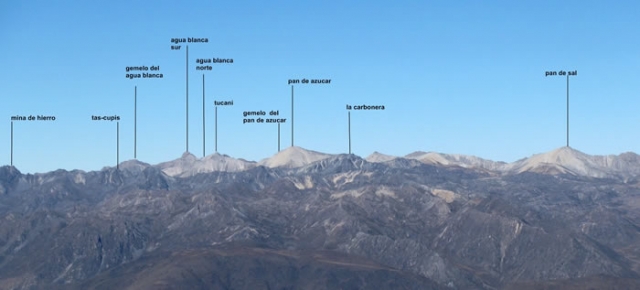 Picos de la Sierra de La Culata. Picos de la Sierra de La Culata.
