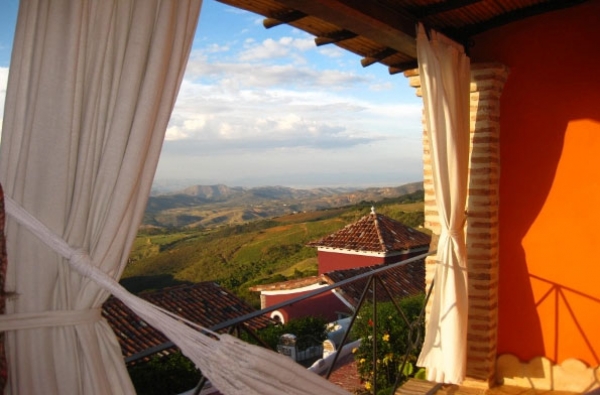 Vista desde el balcn de unas de las cabaas. (Foto:web)