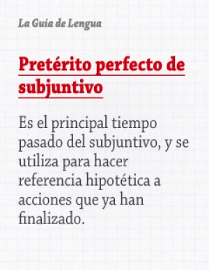 Pretrito perfecto.