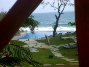 Vista de la posada Sietemares. (Foto: web)