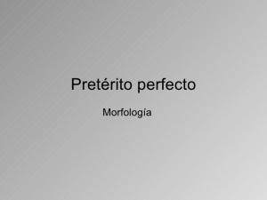 preterito perfecto.