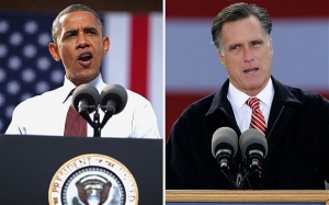 Barack Obama (Demcrata), Mitt Romney (Republicano).