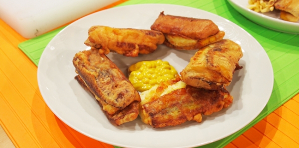Yoyos de pltano, plato tpico zuliano