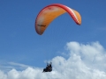 Prctica de parapente en Mrida (Venezuela)