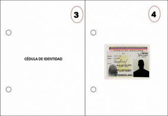 Planilla: Cdula de identidad