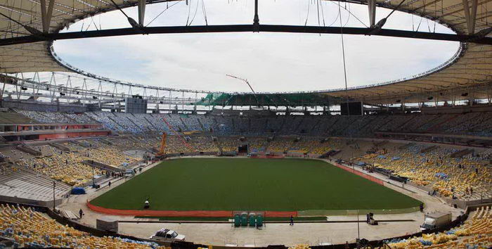 En el estadio Maracaná (Río de Janeiro) se llevarán a cabo 6 partidos del mundial, entre los que se incluyen la final que se llevará a cabo el 16 de julio. En el estadio Maracaná (Río de Janeiro) se llevarán a cabo 6 partidos del mundial, entre los que se incluyen la final que se llevará a cabo el 16 de julio.