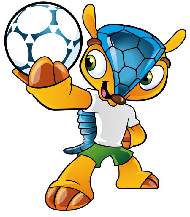 Fuleco: Mascota Oficial del Mundial Brasil 2014.