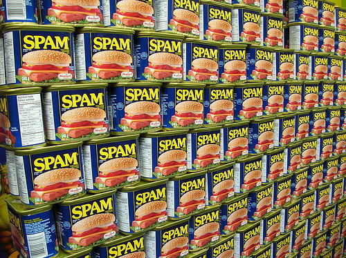 El término SPAM deriva de un producto de carne enlatada El término SPAM deriva de un producto de carne enlatada