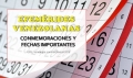 Efemrides venezolanas, conmemoraciones y fechas patrias