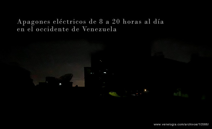 Apagn en Maracaibo, Apagn en el estado Zulia, Apagones en el occidente de Venezuela