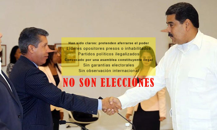 Elecciones presidenciales 2018, dictadura en Venezuela