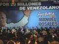 Manuel Rosales jurament su comando de campaa