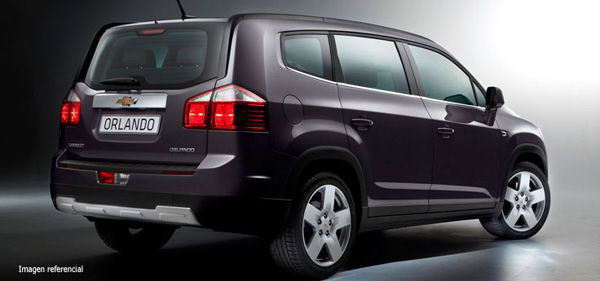 Vista posterior Chevrolet Orlando Vista posterior Chevrolet Orlando